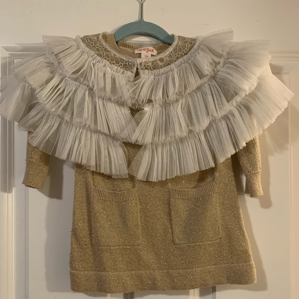 One of a Kind Sweater Dress and Cape Set!